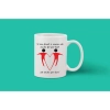 Printed Ceramic Coffee Mug - 1 Pieces, White, 11oz