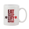 Printed Ceramic Coffee Mug - 1 Pieces, White, 11oz Printed Ceramic Coffee Mug - 1 Pieces, White, 11oz