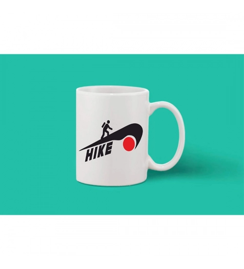 Printed Ceramic Coffee Mug - 1 Pieces, White, 11oz