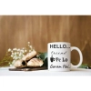 Printed Ceramic Coffee Mug - 1 Pieces, White, 11oz Printed Ceramic Coffee Mug - 1 Pieces, White, 11oz