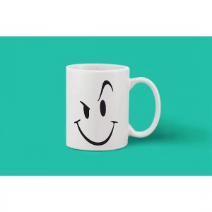 Generic Printed Ceramic Coffee Mug - 1 Pieces, White, 11oz