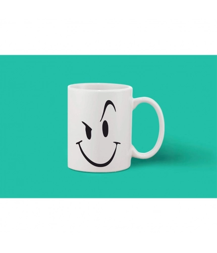 Printed Ceramic Coffee Mug - 1 Pieces, White, 11oz Printed Ceramic Coffee Mug - 1 Pieces, White, 11oz