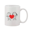 Printed Ceramic Coffee Mug - 1 Pieces, White, 11oz Printed Ceramic Coffee Mug - 1 Pieces, White, 11oz