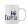 Printed Ceramic Coffee Mug - 1 Pieces, White, 11oz Printed Ceramic Coffee Mug - 1 Pieces, White, 11oz