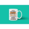 Printed Ceramic Coffee Mug - 1 Pieces, White, 11oz Printed Ceramic Coffee Mug - 1 Pieces, White, 11oz