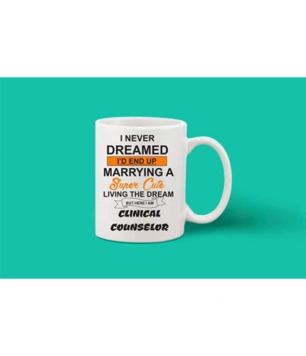 Printed Ceramic Coffee Mug - 1 Pieces, White, 11oz Printed Ceramic Coffee Mug - 1 Pieces, White, 11oz
