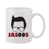Printed Ceramic Coffee Mug - 1 Pieces, White, 11oz Printed Ceramic Coffee Mug - 1 Pieces, White, 11oz