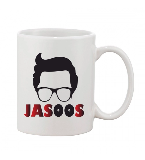 Printed Ceramic Coffee Mug - 1 Pieces, White, 11oz