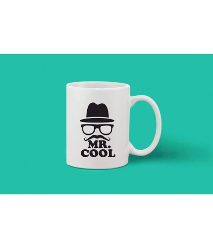 Printed Ceramic Coffee Mug - 1 Pieces, White, 11oz Printed Ceramic Coffee Mug - 1 Pieces, White, 11oz