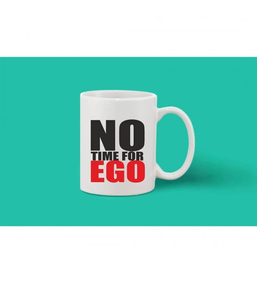 Printed Ceramic Coffee Mug - 1 Pieces, White, 11oz