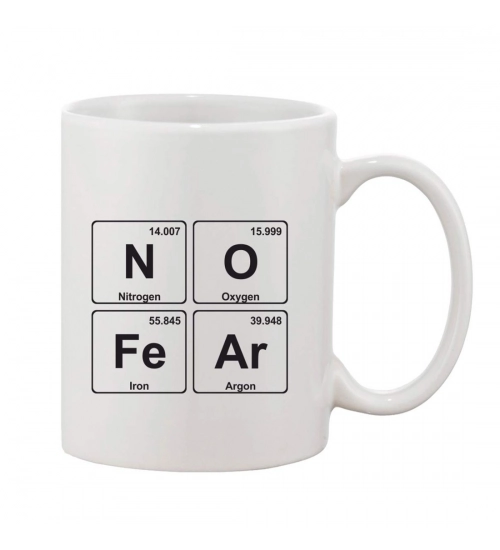 Printed Ceramic Coffee Mug - 1 Pieces, White, 11oz