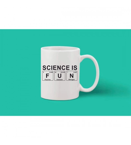 Printed Ceramic Coffee Mug - 1 Pieces, White, 11oz