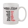 Printed Ceramic Coffee Mug - 1 Pieces, White, 11oz Printed Ceramic Coffee Mug - 1 Pieces, White, 11oz