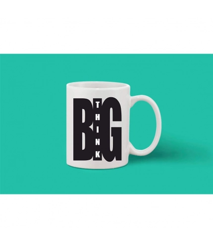 Printed Ceramic Coffee Mug - 1 Pieces, White, 11oz Printed Ceramic Coffee Mug - 1 Pieces, White, 11oz
