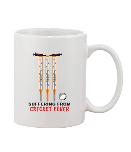 Printed Ceramic Coffee Mug - 1 Pieces, White, 11oz