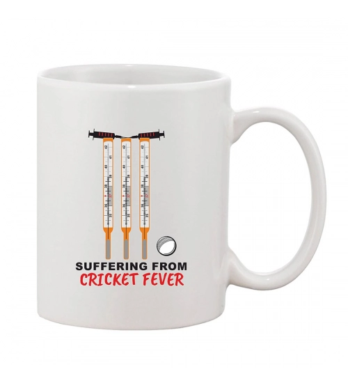 Printed Ceramic Coffee Mug - 1 Pieces, White, 11oz