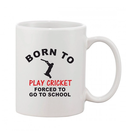 Printed Ceramic Coffee Mug - 1 Pieces, White, 11oz