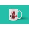 Printed Ceramic Coffee Mug - 1 Pieces, White, 11oz Printed Ceramic Coffee Mug - 1 Pieces, White, 11oz