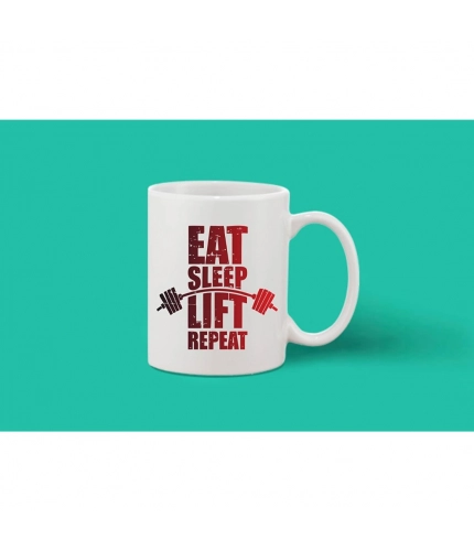 Printed Ceramic Coffee Mug - 1 Pieces, White, 11oz Printed Ceramic Coffee Mug - 1 Pieces, White, 11oz