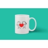 Printed Ceramic Coffee Mug - 1 Pieces, White, 11oz Printed Ceramic Coffee Mug - 1 Pieces, White, 11oz