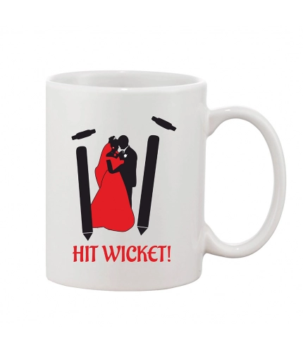 Printed Ceramic Coffee Mug - 1 Pieces, White, 11oz
