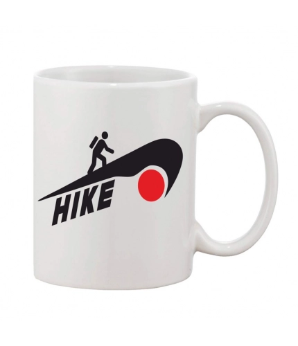 Printed Ceramic Coffee Mug - 1 Pieces, White, 11oz