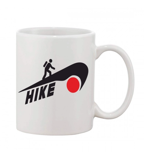 Printed Ceramic Coffee Mug - 1 Pieces, White, 11oz