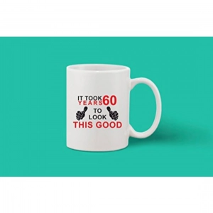 Generic Printed Ceramic Coffee Mug - 1 Pieces, White, 11oz