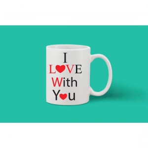 Generic Printed Ceramic Coffee Mug - 1 Pieces, White, 11oz