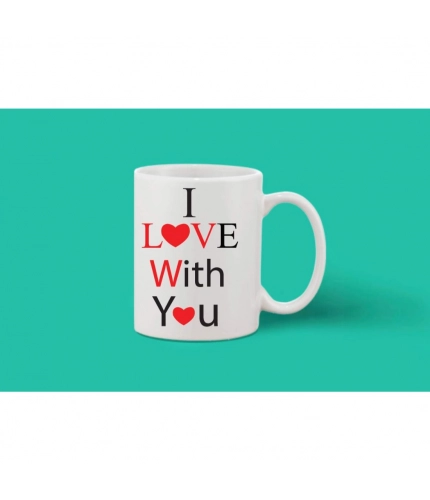Printed Ceramic Coffee Mug - 1 Pieces, White, 11oz Printed Ceramic Coffee Mug - 1 Pieces, White, 11oz
