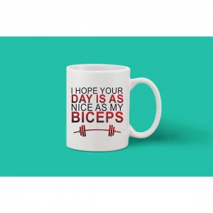 Generic Printed Ceramic Coffee Mug - 1 Pieces, White, 11oz