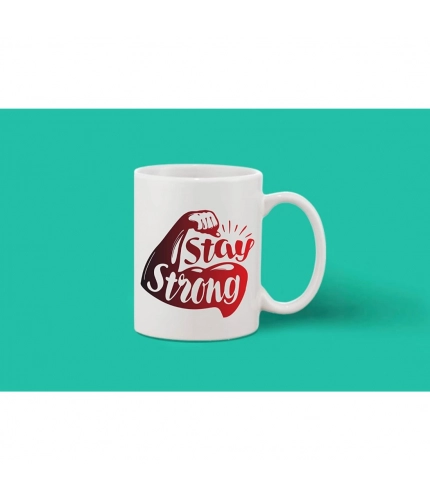 Printed Ceramic Coffee Mug - 1 Pieces, White, 11oz Printed Ceramic Coffee Mug - 1 Pieces, White, 11oz
