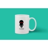Printed Ceramic Coffee Mug - 1 Pieces, White, 11oz Printed Ceramic Coffee Mug - 1 Pieces, White, 11oz