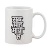 Printed Ceramic Coffee Mug - 1 Pieces, White, 11oz Printed Ceramic Coffee Mug - 1 Pieces, White, 11oz