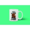 Printed Ceramic Coffee Mug - 1 Pieces, White, 11oz Printed Ceramic Coffee Mug - 1 Pieces, White, 11oz