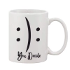 Printed Ceramic Coffee Mug - 1 Pieces, White, 11oz Printed Ceramic Coffee Mug - 1 Pieces, White, 11oz