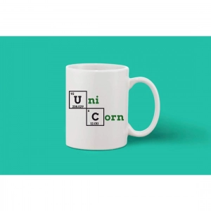 Generic Printed Ceramic Coffee Mug - 1 Pieces, White, 11oz