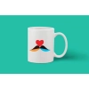 Printed Ceramic Coffee Mug - 1 Pieces, White, 11oz Printed Ceramic Coffee Mug - 1 Pieces, White, 11oz