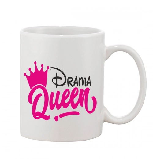 Printed Ceramic Coffee Mug - 1 Pieces, White, 11oz