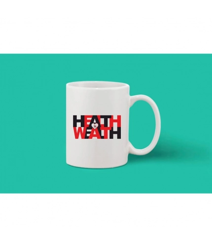 Printed Ceramic Coffee Mug - 1 Pieces, White, 11oz Printed Ceramic Coffee Mug - 1 Pieces, White, 11oz