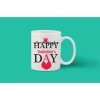 Printed Ceramic Coffee Mug - 1 Pieces, White, 11oz Printed Ceramic Coffee Mug - 1 Pieces, White, 11oz