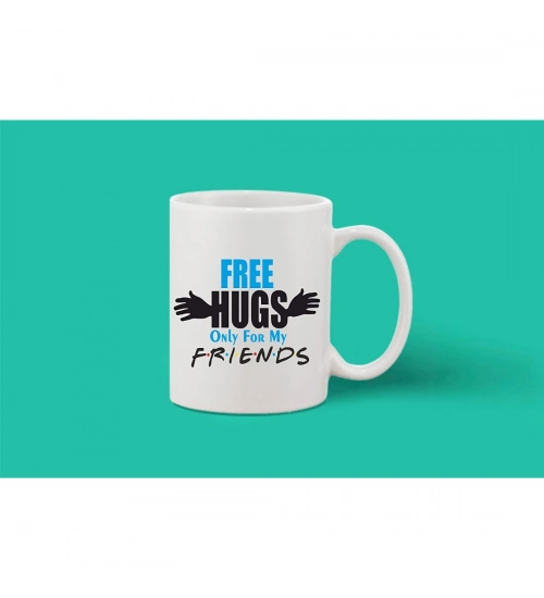 Printed Ceramic Coffee Mug - 1 Pieces, White, 11oz