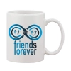 Printed Ceramic Coffee Mug - 1 Pieces, White, 11oz Printed Ceramic Coffee Mug - 1 Pieces, White, 11oz