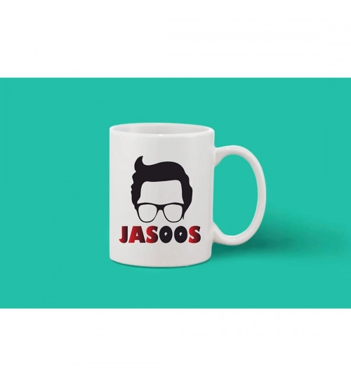 Printed Ceramic Coffee Mug - 1 Pieces, White, 11oz