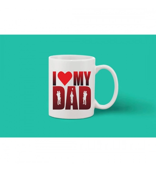 Printed Ceramic Coffee Mug - 1 Pieces, White, 11oz