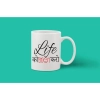 Printed Ceramic Coffee Mug - 1 Pieces, White, 11oz Printed Ceramic Coffee Mug - 1 Pieces, White, 11oz