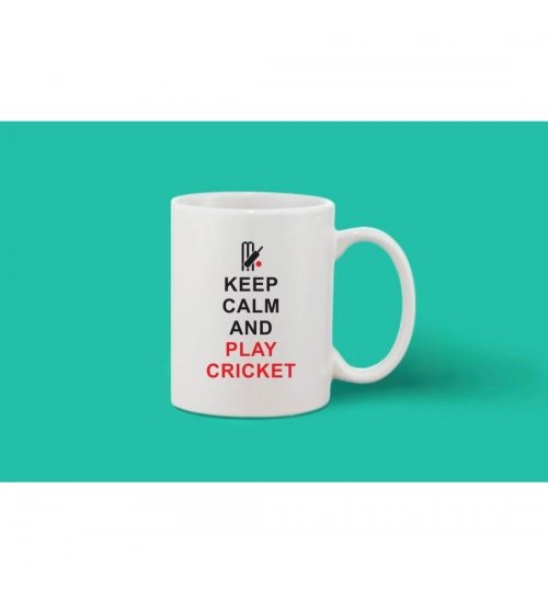 Printed Ceramic Coffee Mug - 1 Pieces, White, 11oz