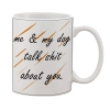 Printed Ceramic Coffee Mug - 1 Pieces, White, 11oz Printed Ceramic Coffee Mug - 1 Pieces, White, 11oz