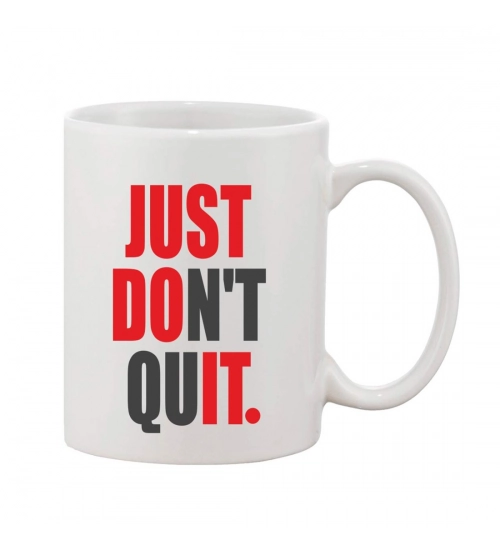 Printed Ceramic Coffee Mug - 1 Pieces, White, 11oz