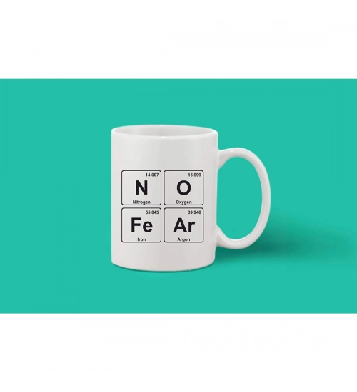 Printed Ceramic Coffee Mug - 1 Pieces, White, 11oz